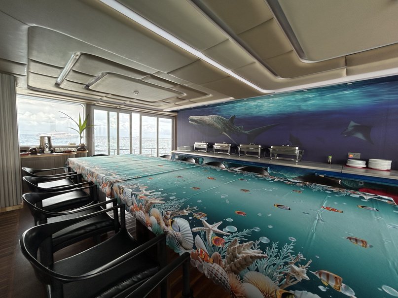 Comedor del barco