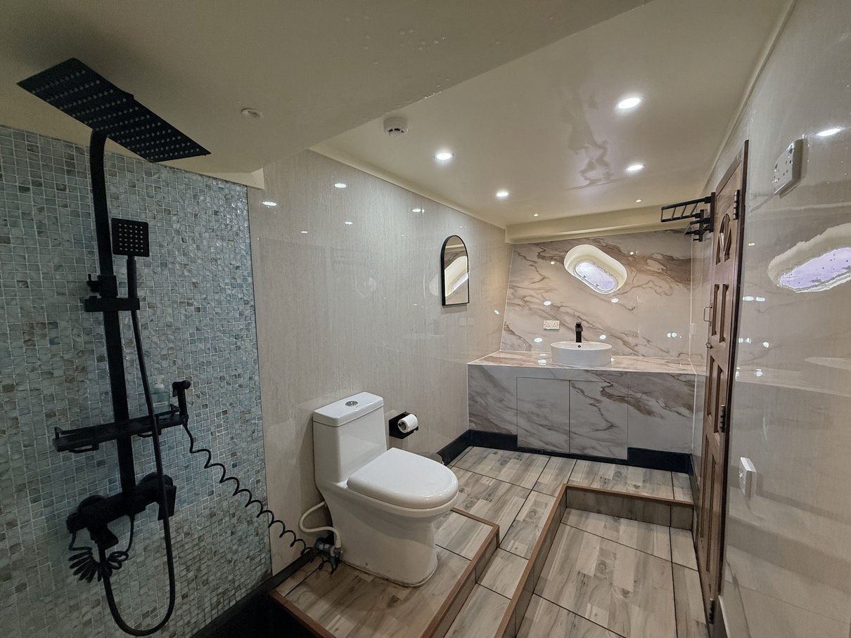Private cabin bathroom
